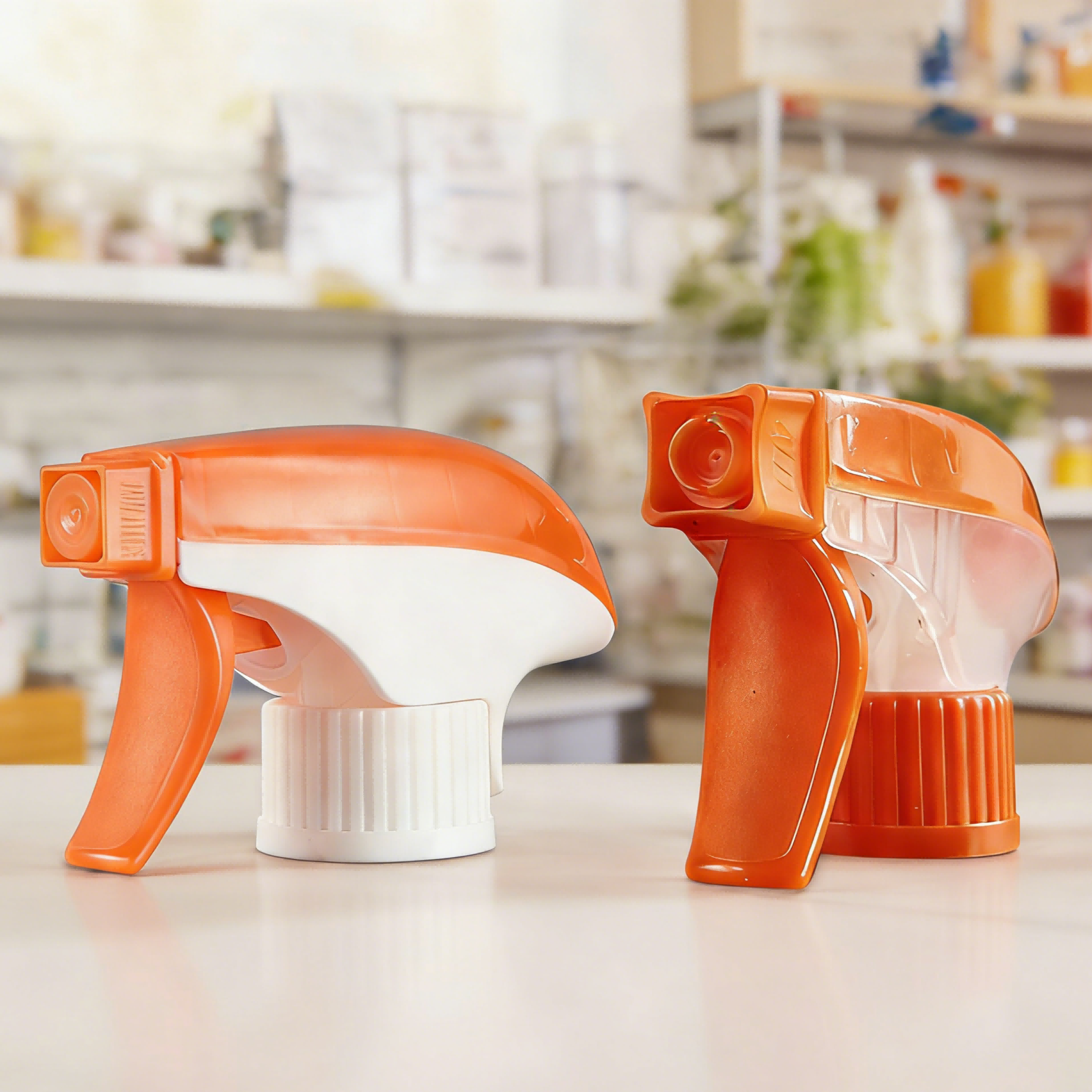 Plastic trigger sprayer nozzle cleaning bottle accessories